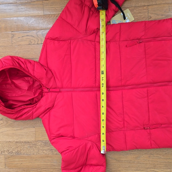 THEREABOUTS GIRLS "PACKABLE" RED WINTER COAT SIZE LARGE 14/16 - Picture 10 of 16